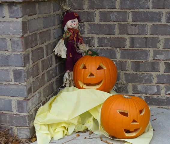 Jack and Jill (Mr. and Mrs. O'Lantern), together with their friends, the scarecrows, hope you will enjoy your visit.